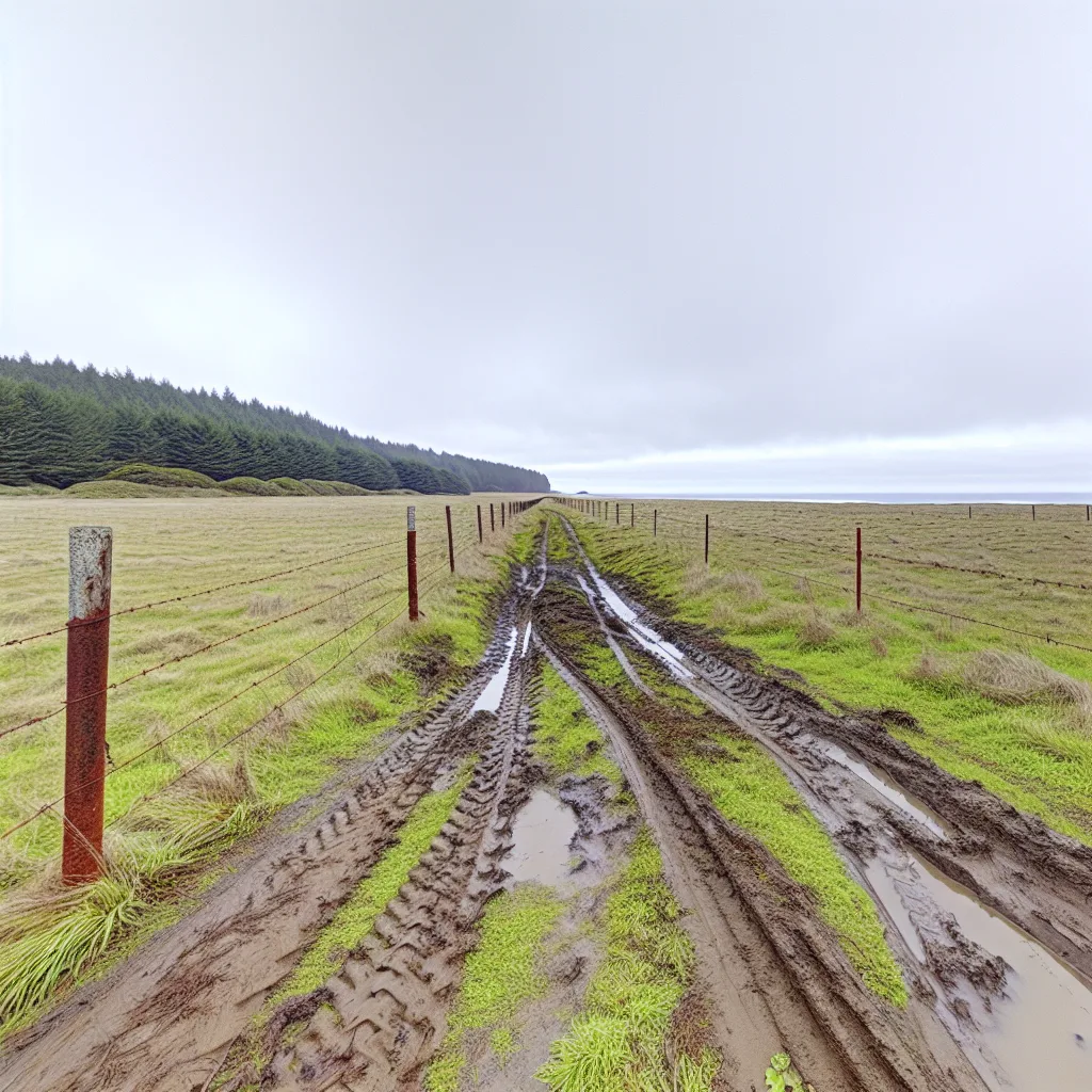 Rural acreage with open grassland and conifer forest in Humboldt County, California