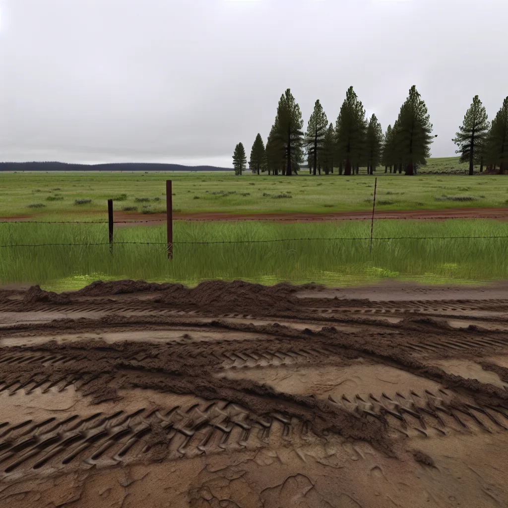 Rural acreage with open grassland and conifer forest in Lassen County, California