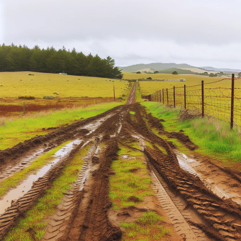 Rural acreage with open grassland and conifer forest in Mendocino County, California