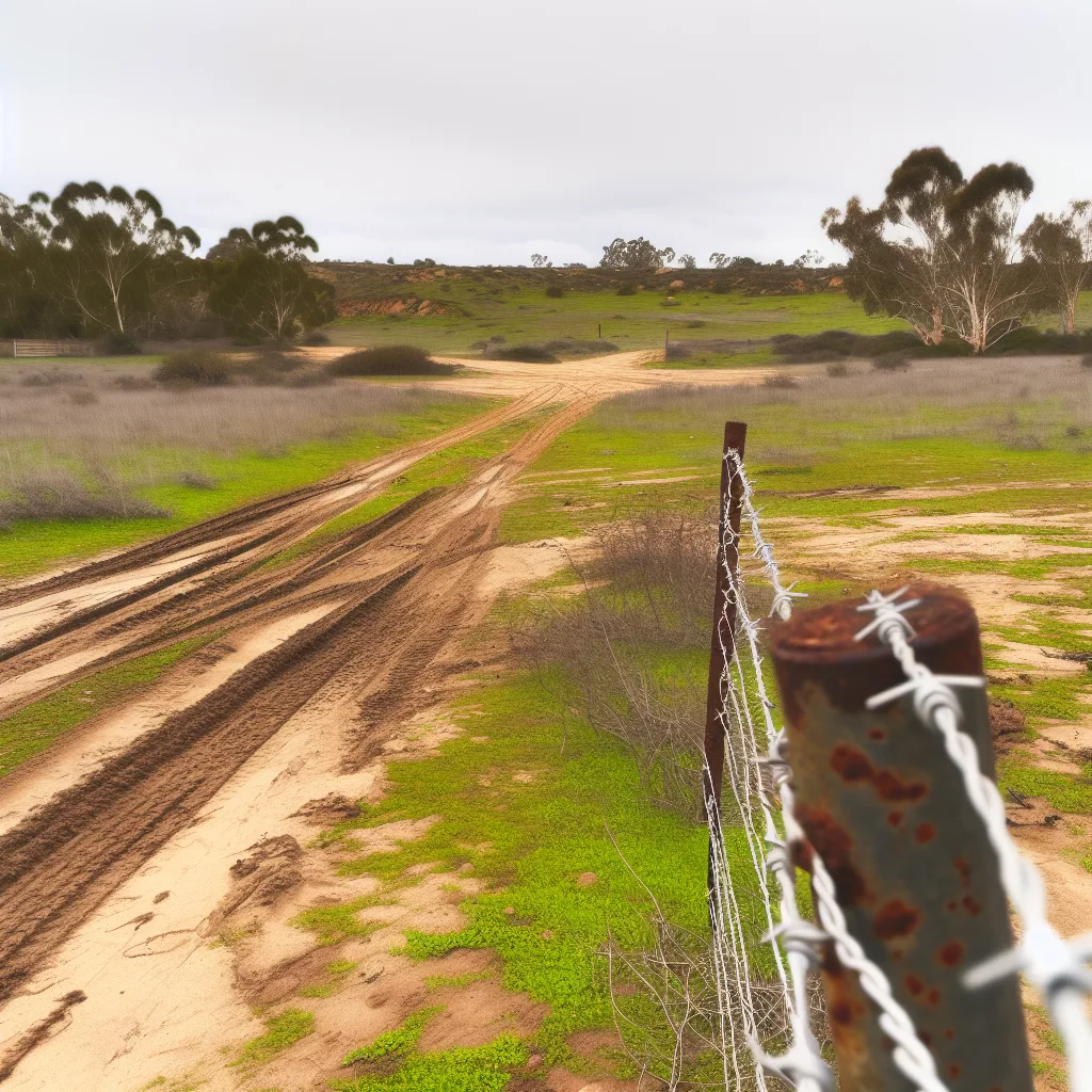 Rural acreage with open grassland and conifer forest in San Diego County, California