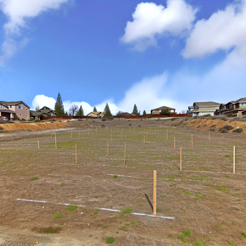 Cleared vacant residential lot for sale in El Dorado County, California