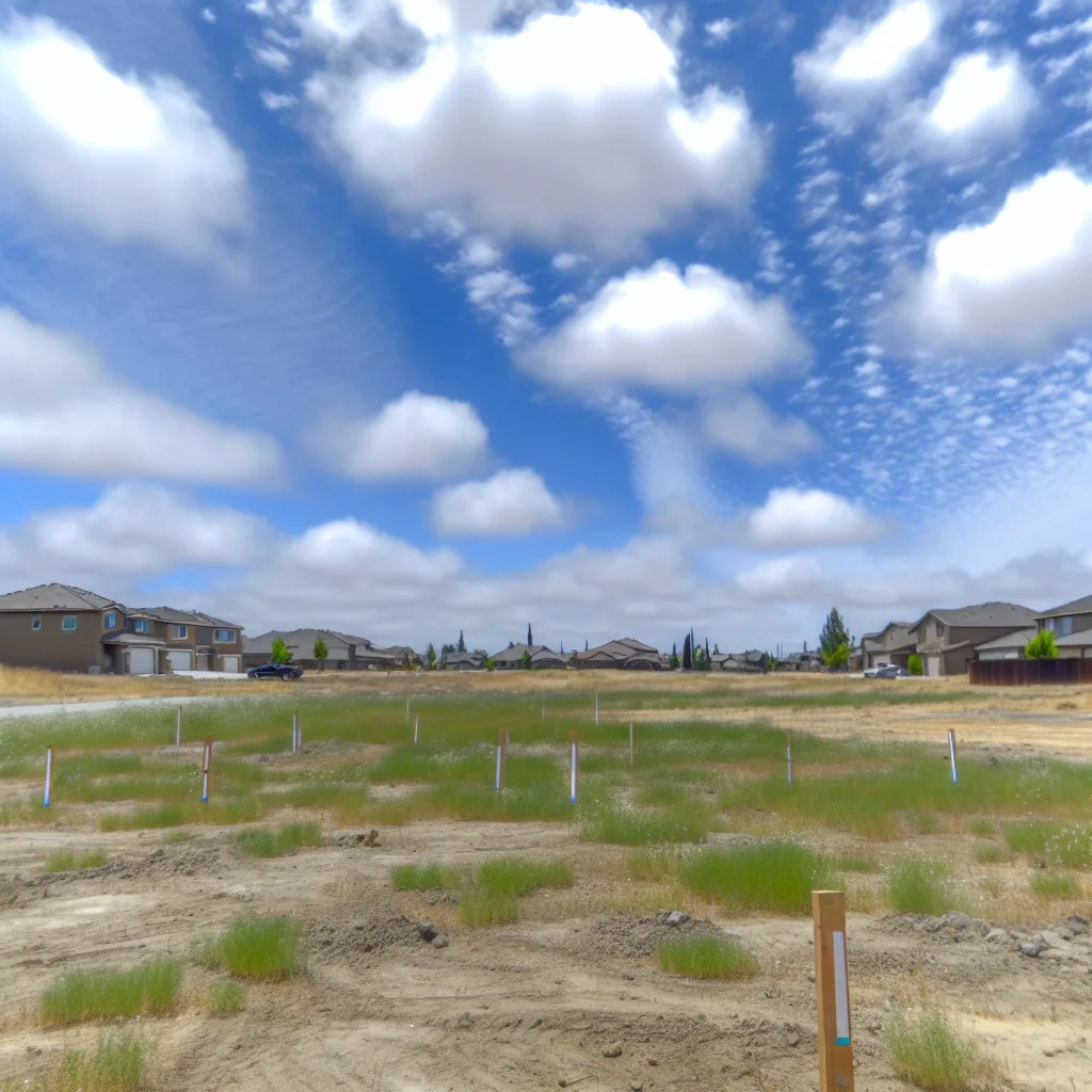 Cleared vacant residential lot for sale in Yuba County, California