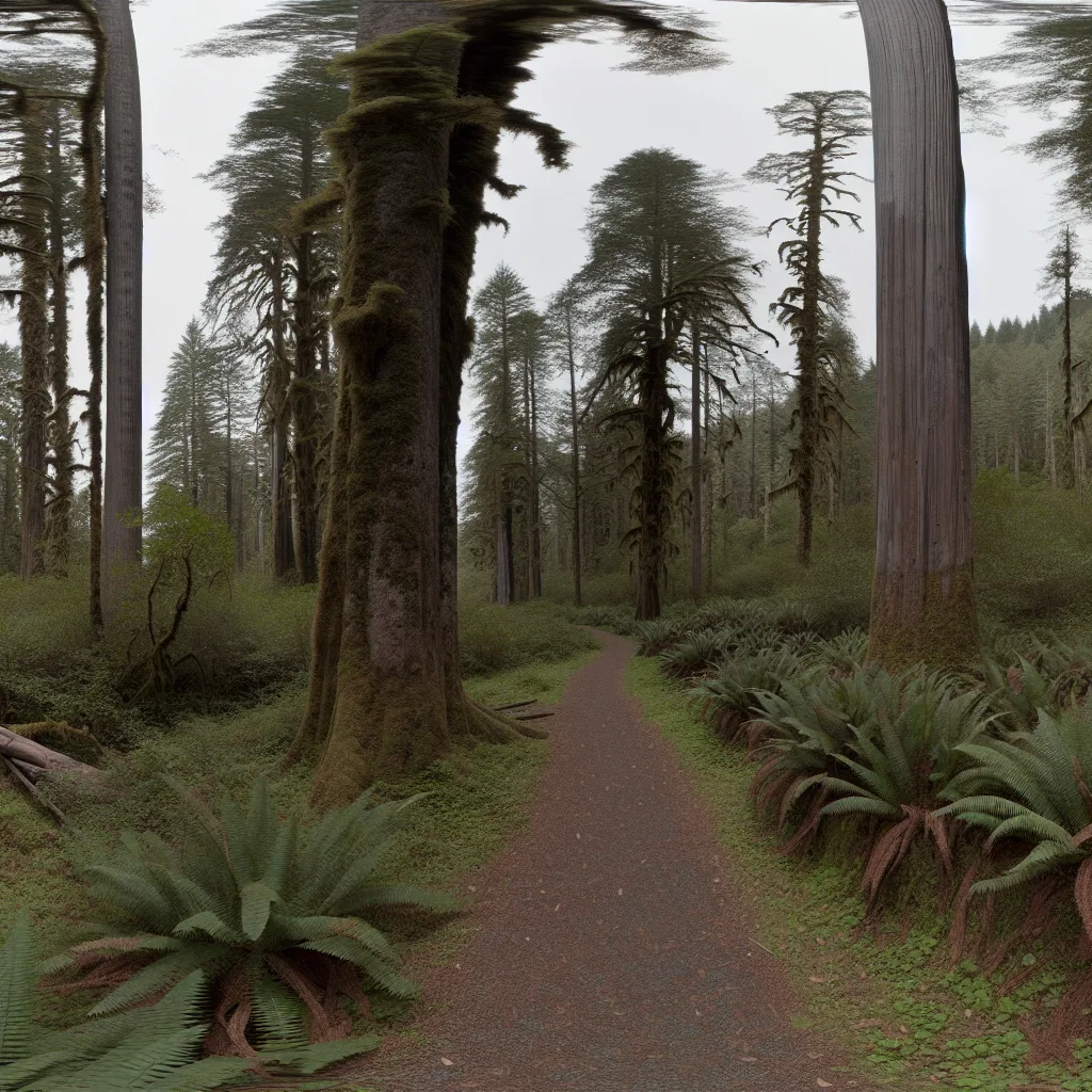 Wooded forest parcel in Humboldt County, California