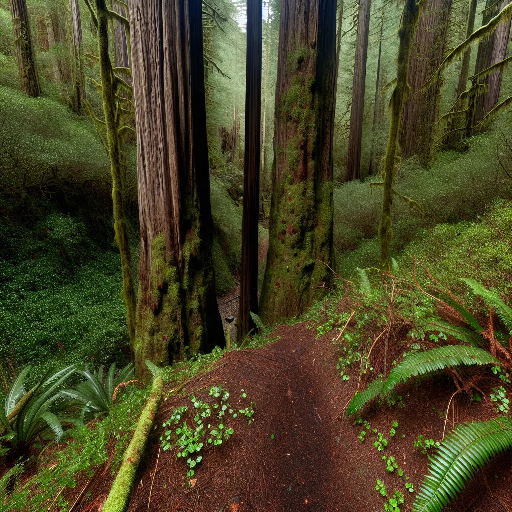 Wooded forest parcel in Mendocino County, California