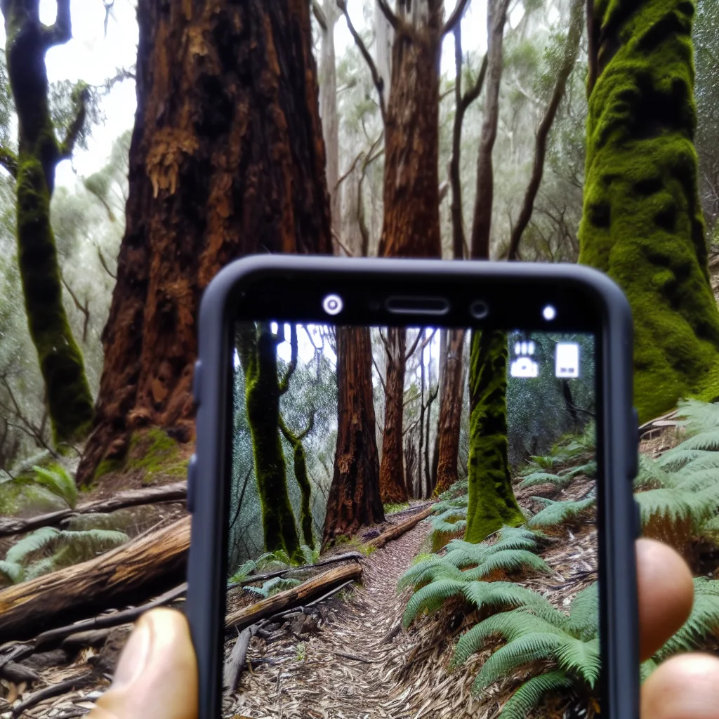 Wooded forest parcel in San Diego County, California