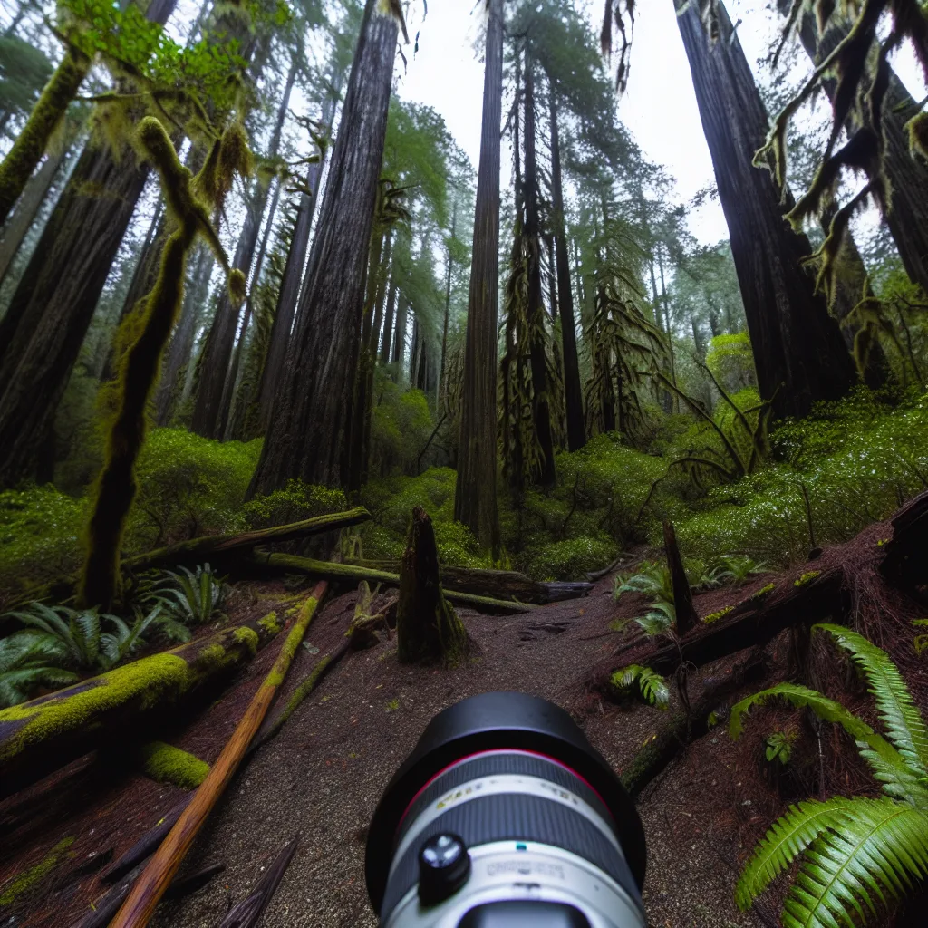 Wooded forest parcel in Santa Cruz County, California